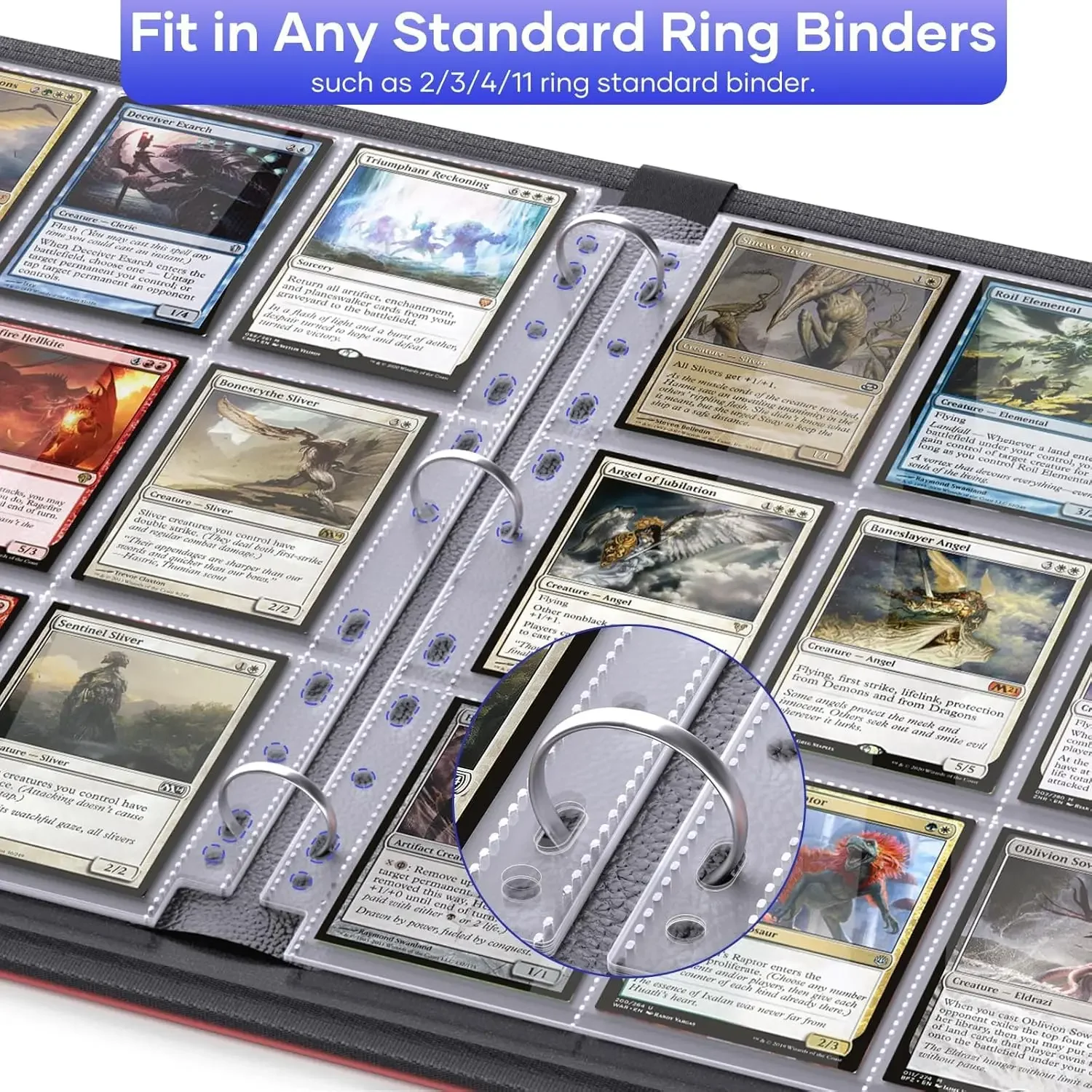 أكمام بطاقات مزدوجة الجانب، أوراق مجلدة، صفحات حامل بطاقات الصور الفوتوغرافية الشفافة المحمولة، جيوب متعددة لـ Kpop Idol