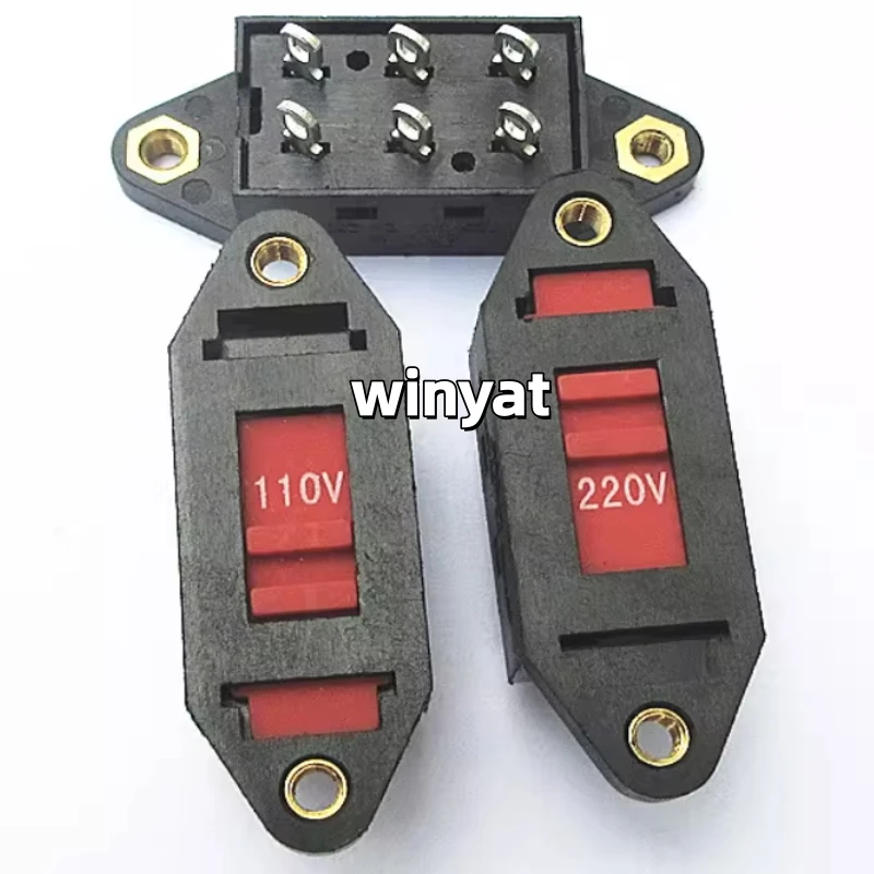 

2pcs 6-pin voltage conversion switch 110V to 220V