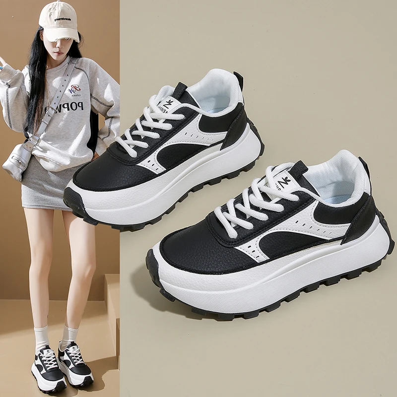 Women Casual All Match Flat Sneakers Summer Closed Toe Breathable Solid Footwear Light Non Slip Daily Walking Shoes