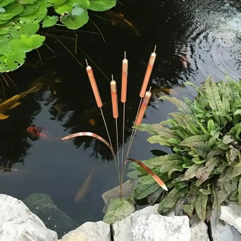 Bronze firm Decorative Yard Stakes 12 Inches impermeable Artistic Appeal X3UC