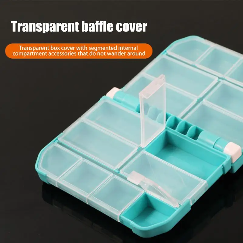 Heavy Duty Waterproof Fishing Tackle Box Customizable Compartments For Baits Hooks Outdoor Angling Storage Solution