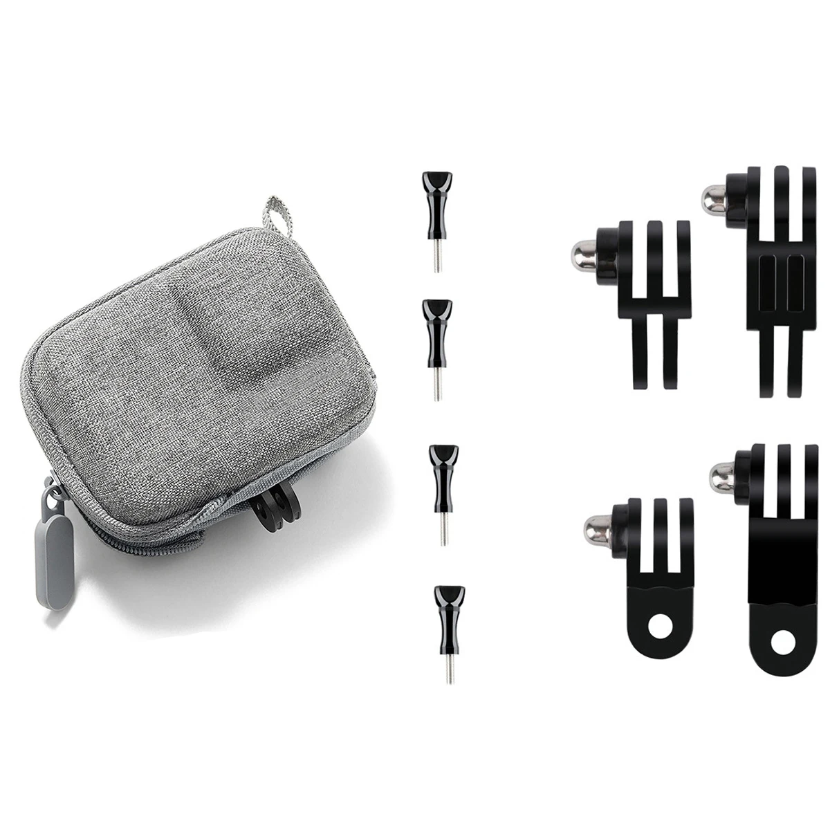 For GoPro Hero 12 Storage Bag Base J Stand Adapter Bracket for GoPro Hero 12 11 10 9 SJCAM AKASO EKEN Action Camera Accessories