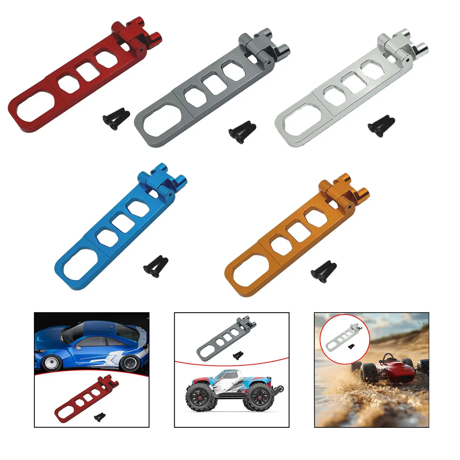 RC Battery Fixing Component Accessory Spare Parts RC Battery Mount Plate RC Car Parts for 16209 M162 1:16 Scale RC Truck Vehicle