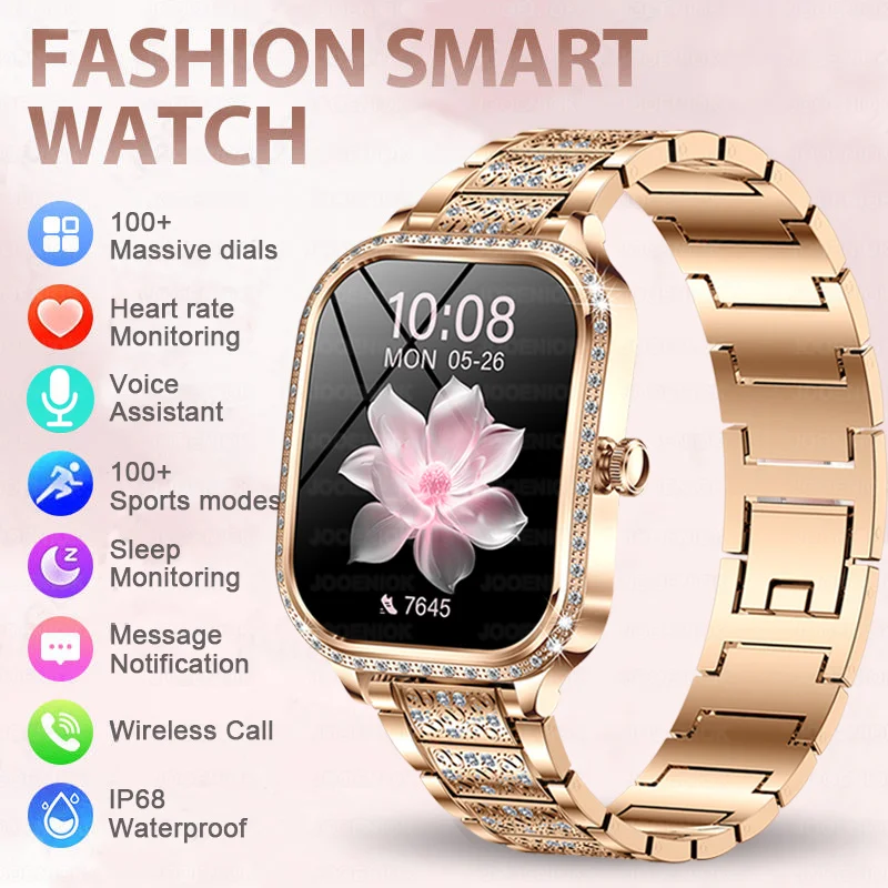

For HUAWEI FIT3 Smart Watch Women Bluetooth Call 1.75" HD Display Heart Rate Sport Fitness Waterproof Smartwatch For Lady Gift