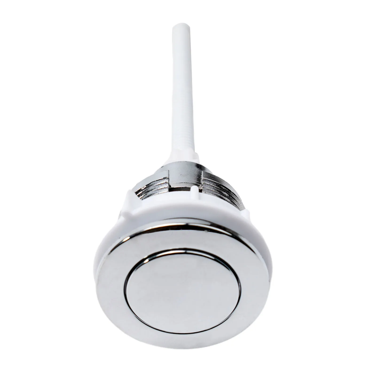38mm Round Single Flush Button For Toilet Cistern Lid Mounting Designed For Direct Replacement Without Modification Required
