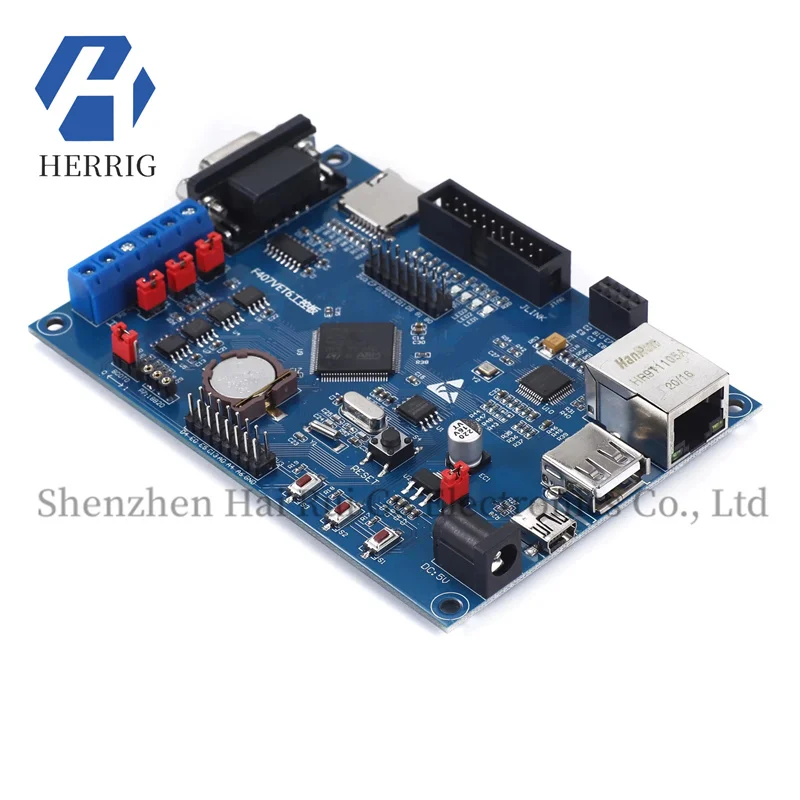 1 szt. Oryginalna płyta rozwojowa sterowania przemysłowego STM32F407VET6 z 485 podwójnymi CAN Ethernet Internet rzeczy STM32