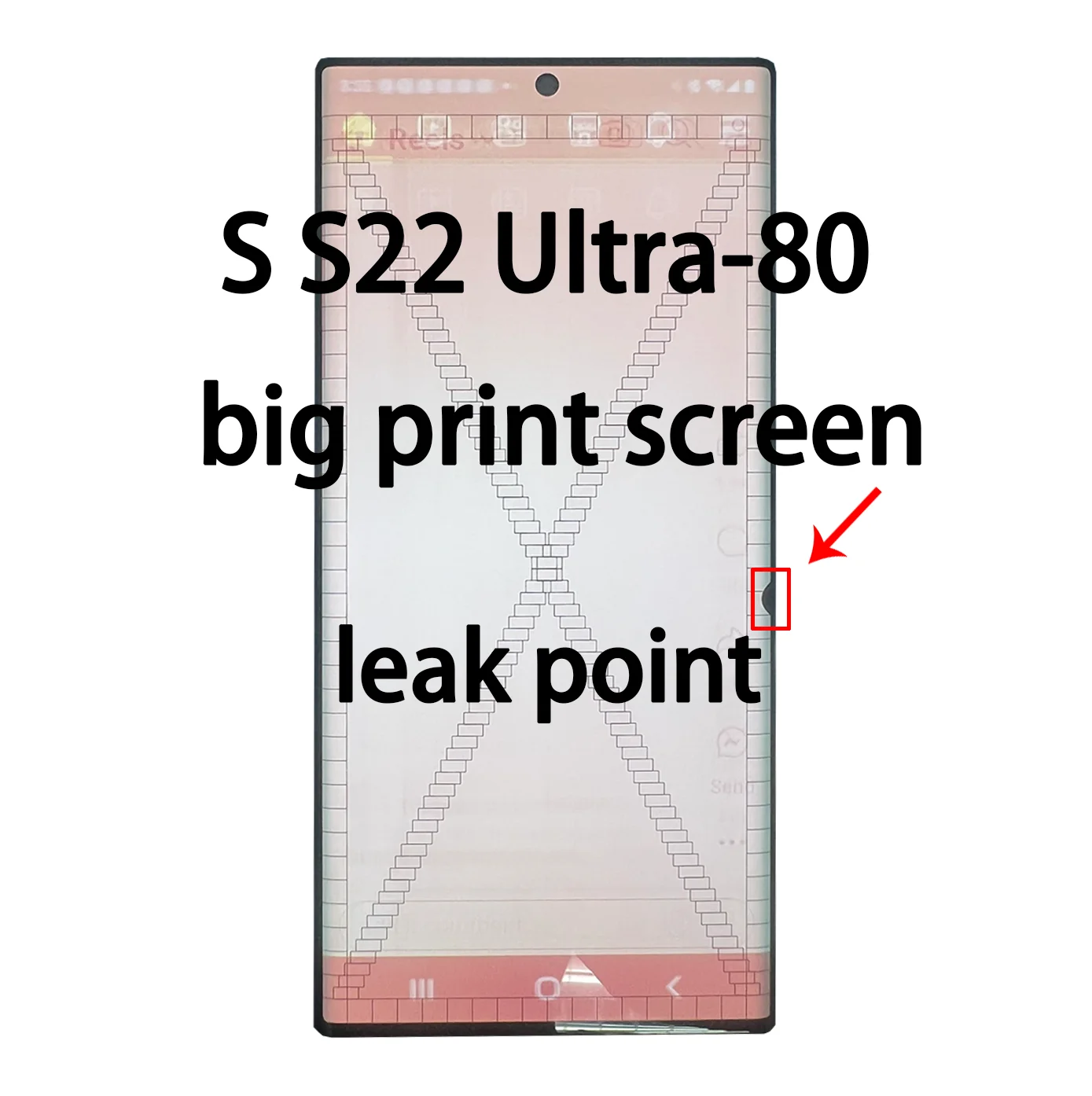 120HZ AMOLED For Samsung Galaxy S22 Ultra No Frame S908U S908 S908B LCD Display Touch Screen Digitizer Assembly With Defects