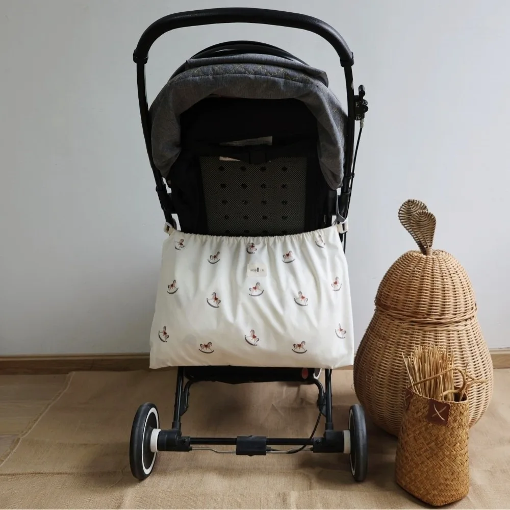 High Quality Large Capacity Waterproof Stroller Organizer Waterproof Storage Pouch Pushchair Storage Pouch Travel Caddy Snacks
