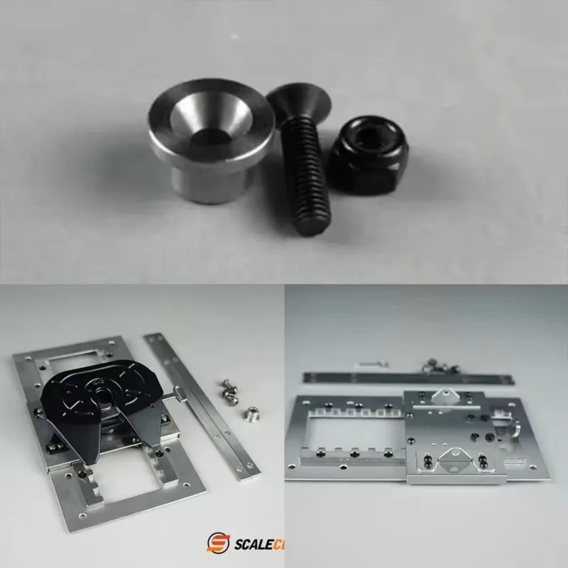Scaleclub for Tamiya 1:14 drag head upgrade removable grinding disc base metal grinding disc Car Accessories