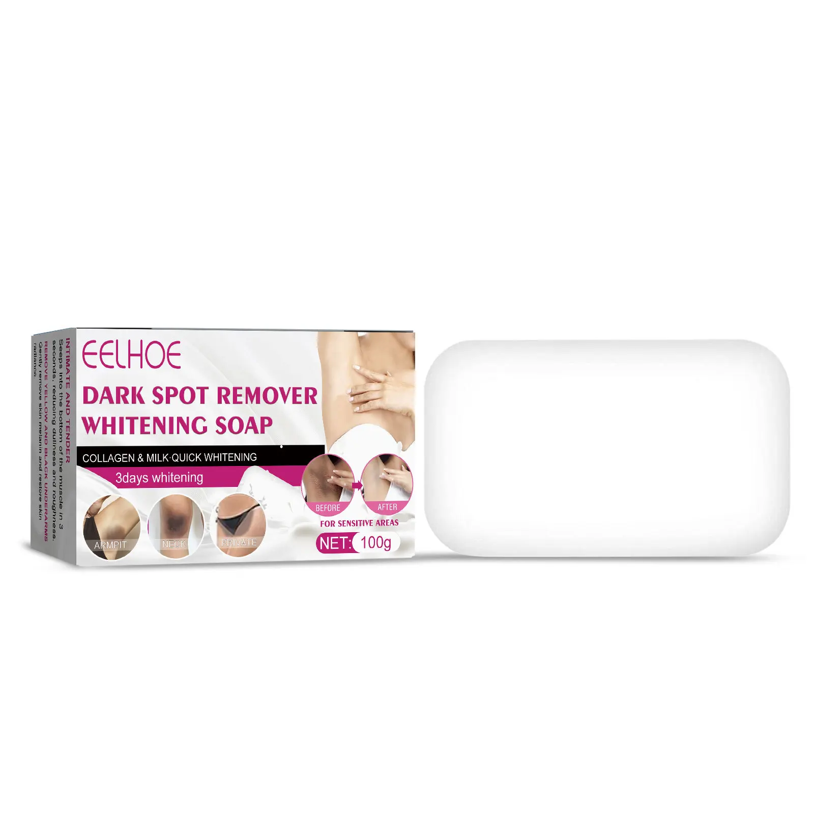 

Underarm Beauty Soap, Joint Elbow Clean Desalting Skin Melanin White Body Moisturizing Brightening Skin