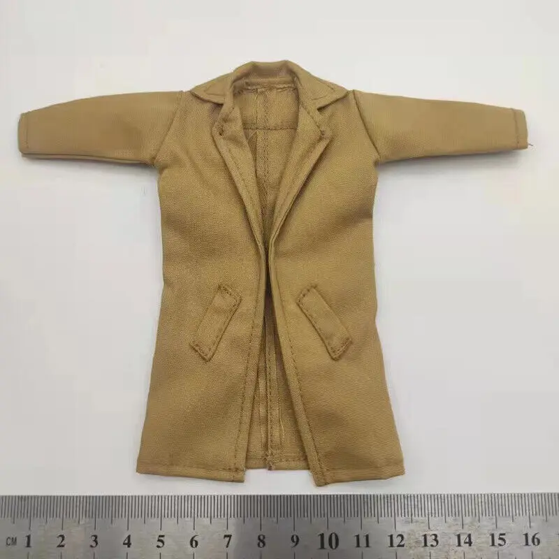 [with wire] Brown 1/12 coat  windbreaker male for 6