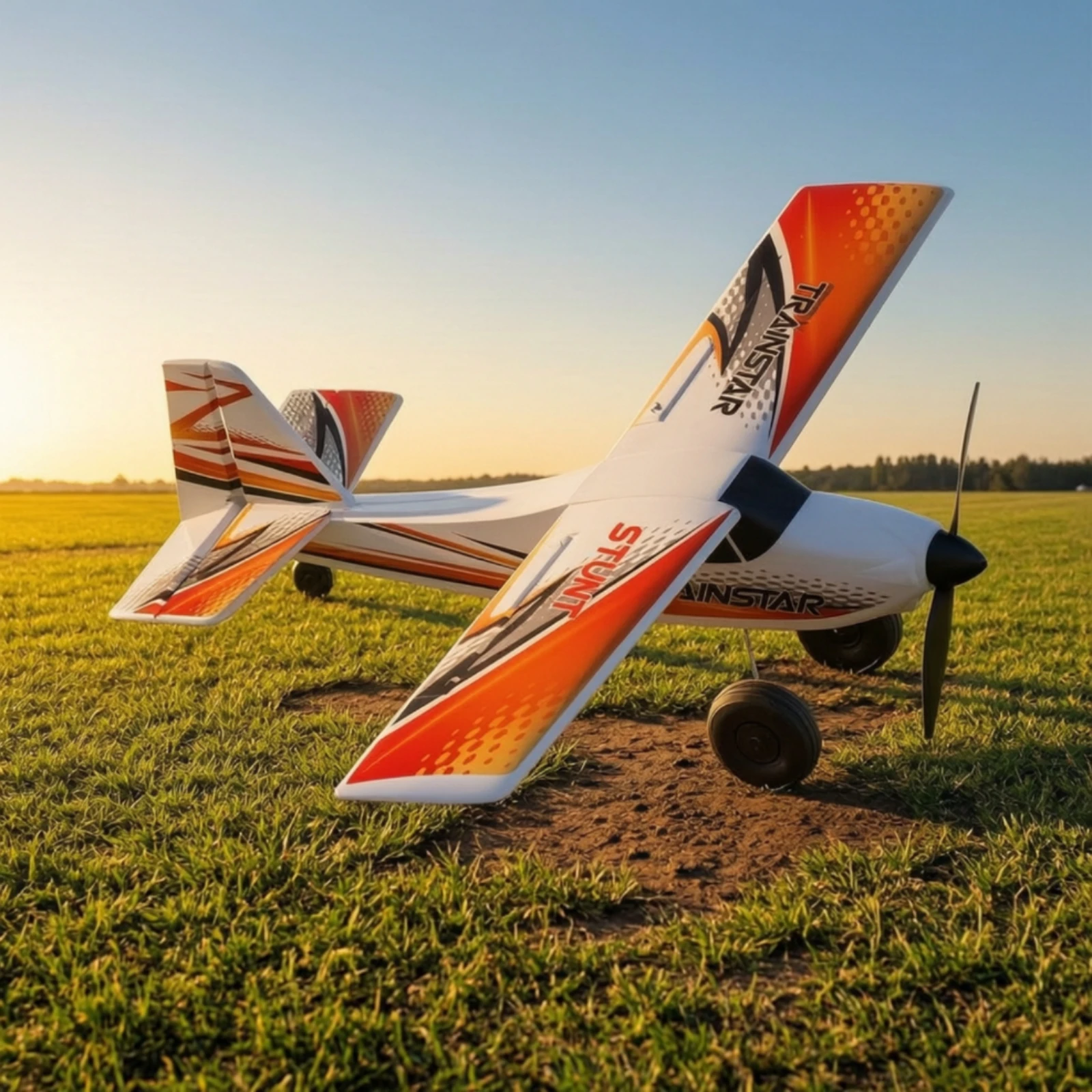 RC Airplane Easy to Fly Practice Plane Expanded Polypropylene Foam Plane Lightweight Foam Aircraft Crash-Resistant for Beginners