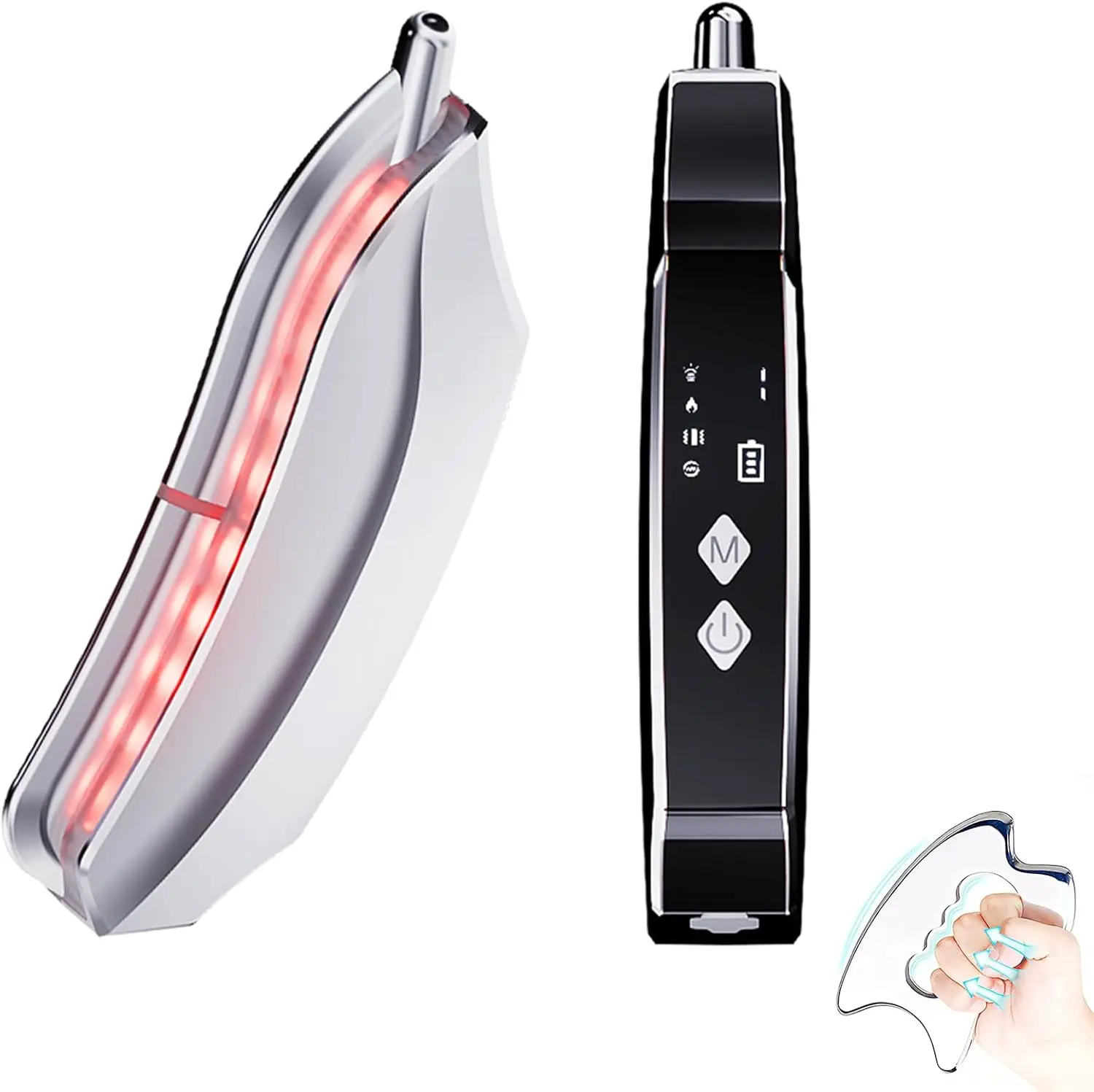 

Электрический нож для фасции, скребок для спины, шеи, подогрев, вибрация, EMS, микротоковый массажер для тела, расслабление мышц, скребок для фасции, инструменты