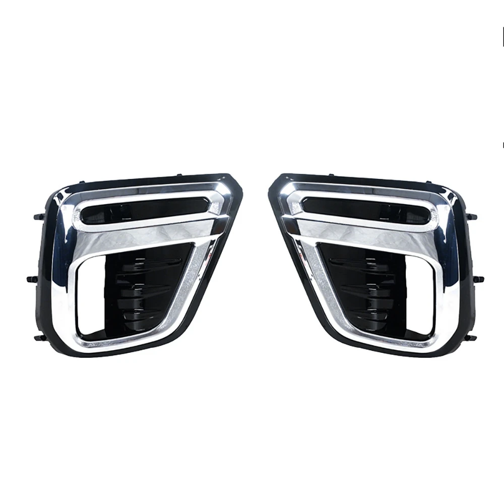 

1Pair Front Fog Lamp Frame Cover Fog Lights Protective Cover Grille for Subaru Forester SK 2019-2021 A