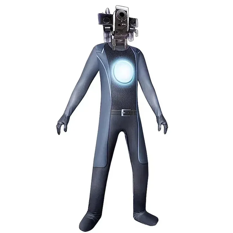 

Sky03 Cgmgtsn skibidi toilet cosplay costume game speaker Man TV man camcorsac cosplay jumpsuit mask Halloween for kids adu55Hu%
