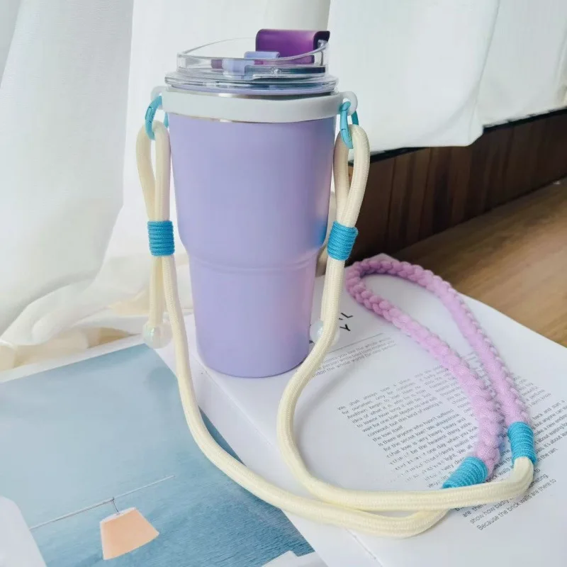 مناسبة ل 6-10 سنتيمتر كأس حزام الفم حامل ل ستاربكس بهلوان المحمولة الحبل كأس كم ل كأس ستانلي اكسسوارات قابلة لإعادة الاستخدام #5