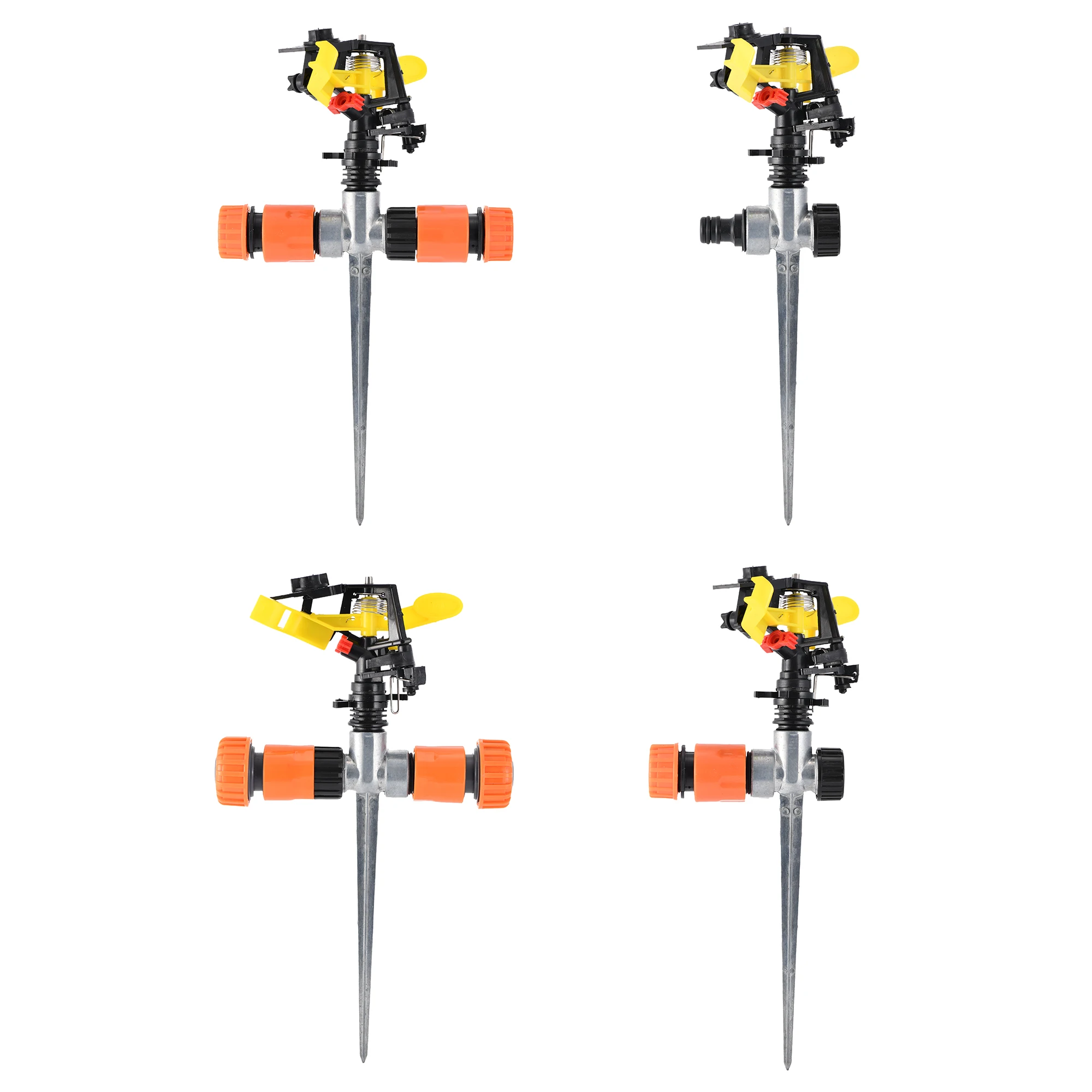 

1SET 1/2" Male Thread Rotating Jet Sprinkler Rocker Nozzle for Garden Lawn Farm Drip Irrigation Watering System