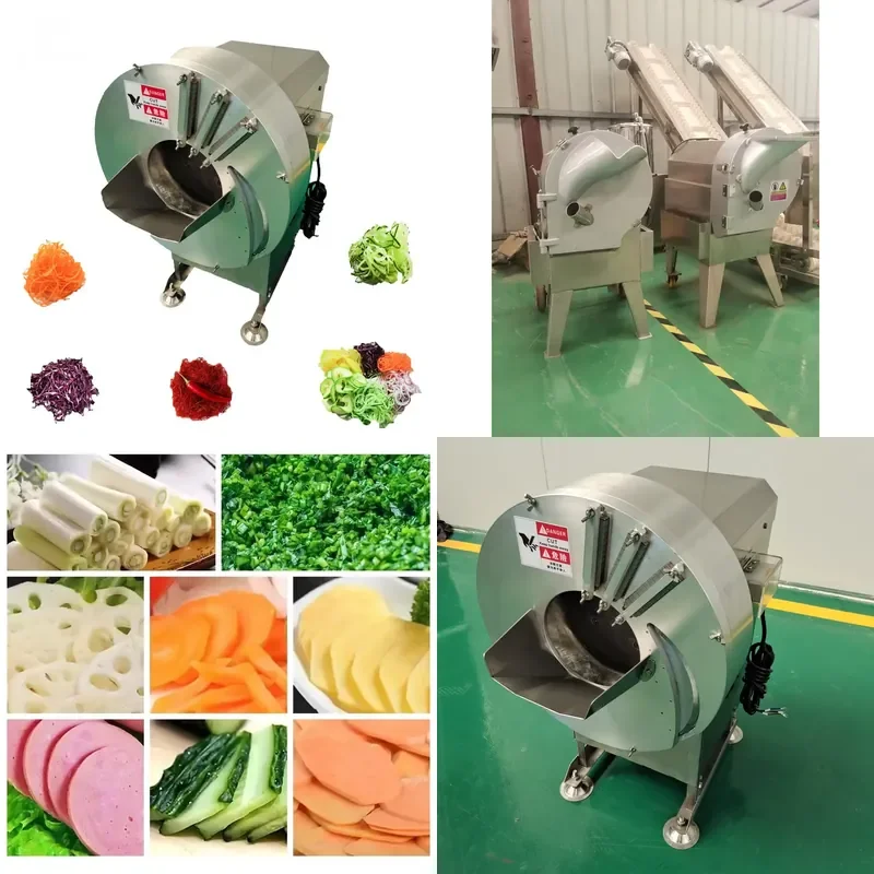Industrial Vegetable Cutter for Ginger Potato Carrot Slicing Kitchen Tool