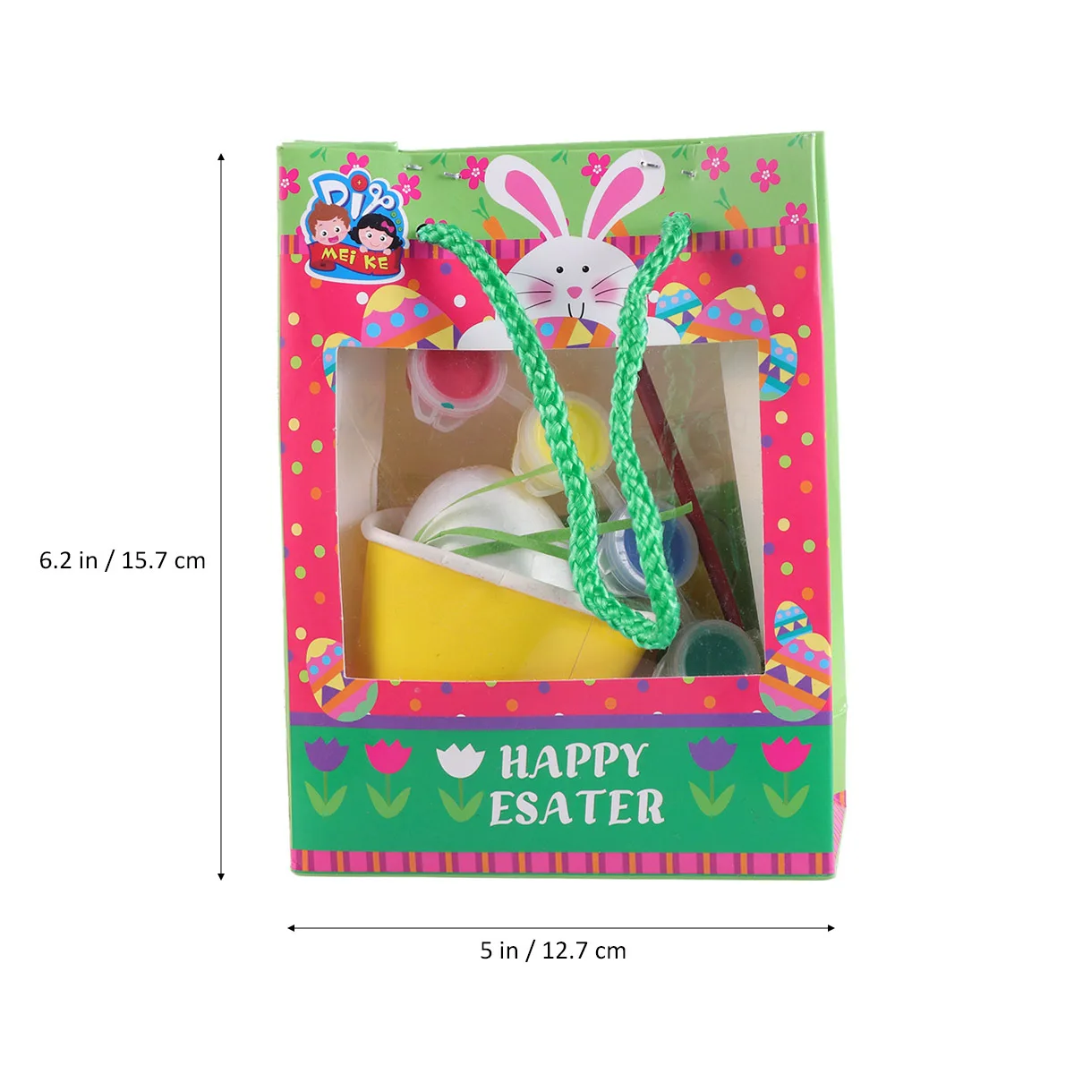 Kit colorido de huevos de Pascua DIY, materiales de artesanía creativos para niños, proyecto de arte educativo, regalo divertido para preescolar