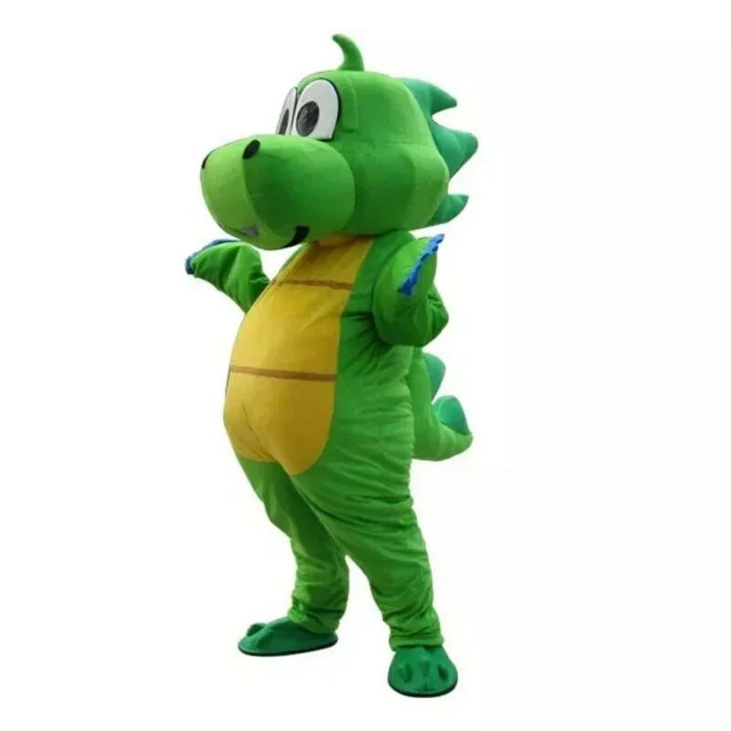 Cosbao-Le Geldrcopropriété s'élève au dragon vert, mascotte de dinosaure, vêtements de cosplay, imbibés de mascotte, hommes et femmes adultes, Halloween, chaud