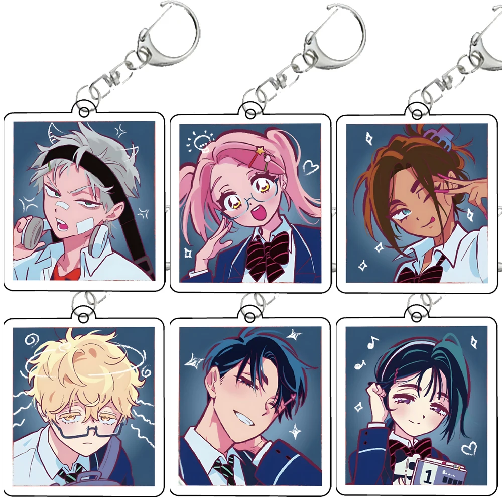 Anime Alien Stage Acryl-Schlüsselanhänger Luka Mizi Hyuna Ivan Sua Till Game Cartoon Plüsch Schulranzen Tasche Niedlicher Exquisiter Geschenkanhänger