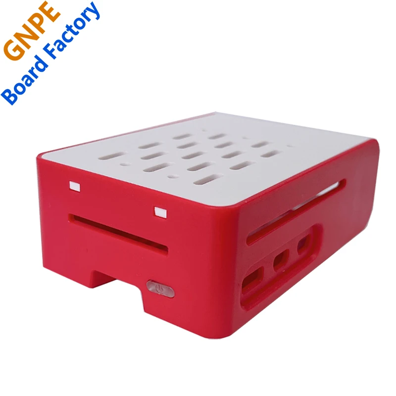 Raspberry Pi 5-Vermelho-Branco Radiador Caso, Oficial Cooler Ativo, Ventilador, Compatível com o Pi5