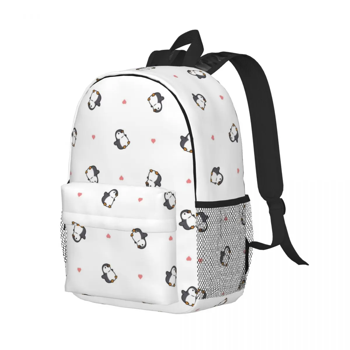 

Рюкзак с милым пингвином, студенческая сумка для книг для мальчиков и девочек, детская школьная сумка, компьютерные сумки на плечо для мужчин и женщин