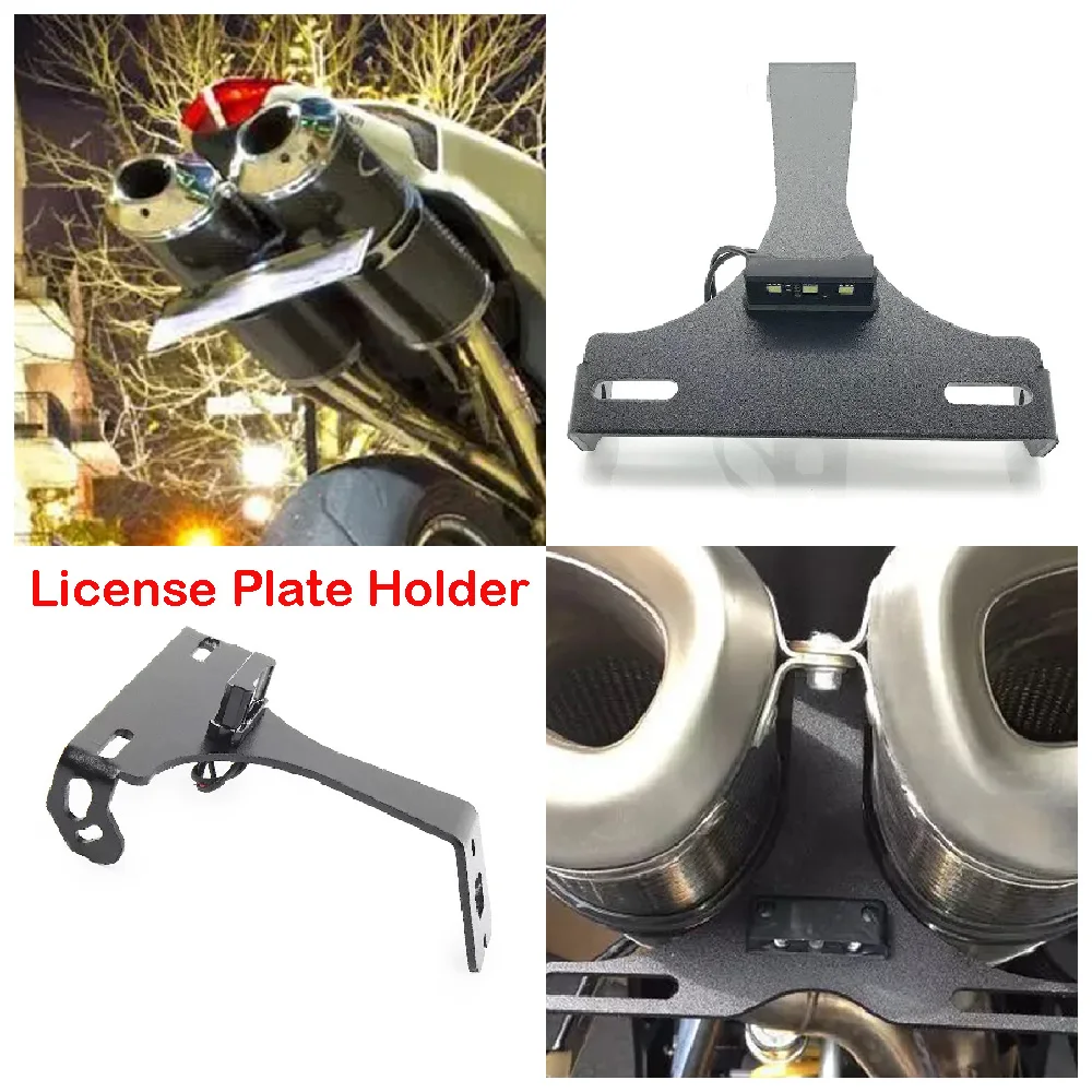 

Motorcycle License Plate Holder Tail Tidy Fender LED Light Replacement Bracket For Ducati SBK 1198 1098 S R 848 EVO 2007-2012