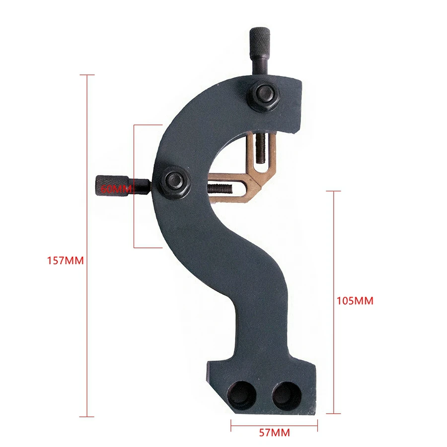 Mechanical Lathe Follower Rest WM210V Cast Iron Movable Rest Follow-Rest Lathe Tool With The Tool Holder Machine Parts