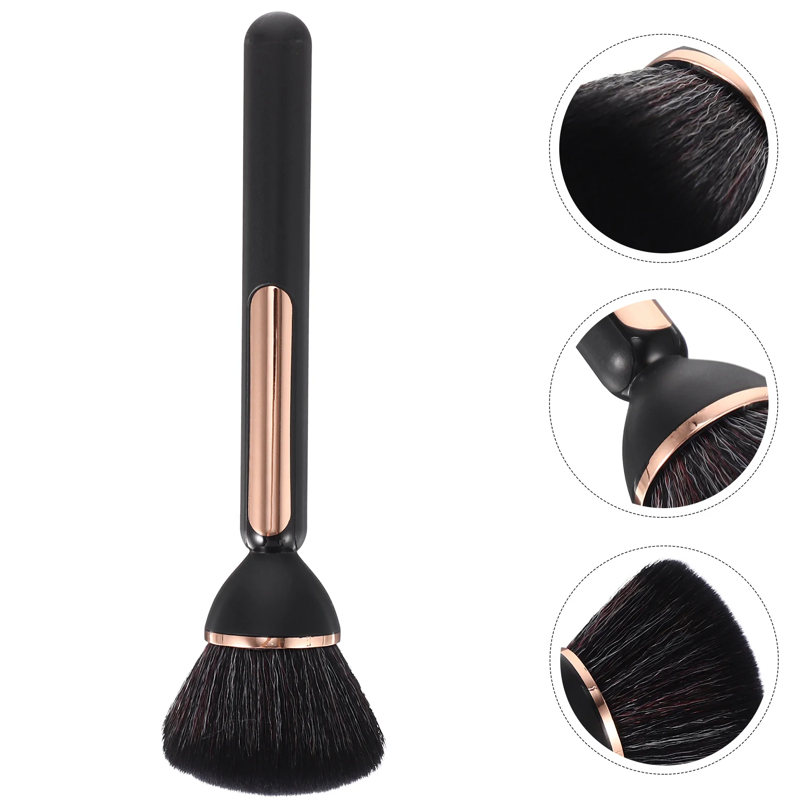 

Loose Powder Brush Makeup Brush Lightweight Portable Tool Ergonomic Handle Multi-Function For Face Blush