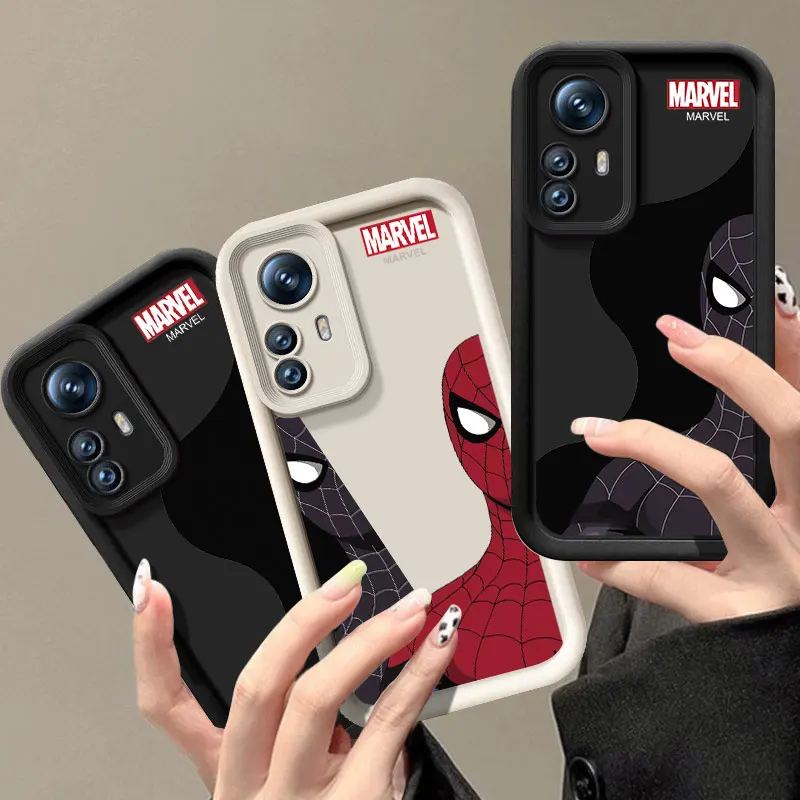 Cool S-Spider Man Phone Case For Xiaomi 11i 11 Lite 12 14T Redmi Note 10 11 11T 12 13 Pro 5G Plus 11S 12S