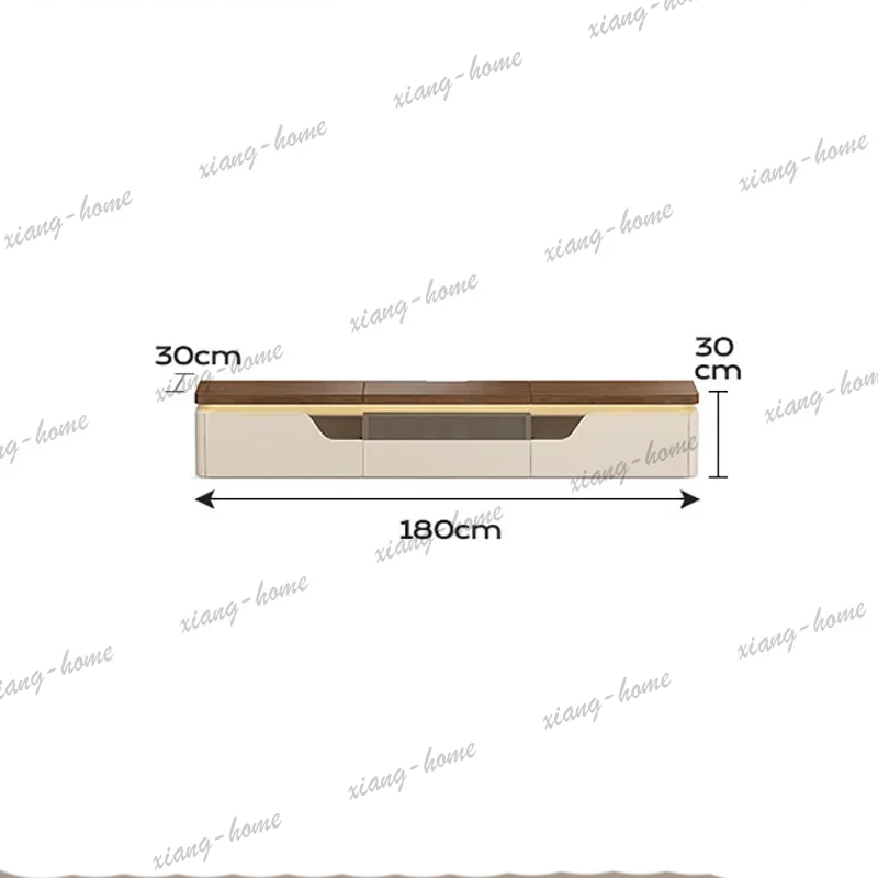 YJ Floor Italian Tv Stand Modern Design Minimalist Aesthetic Tv Cabinet Glass Trendy Meuble Télévision Salon Tv Furniture Home