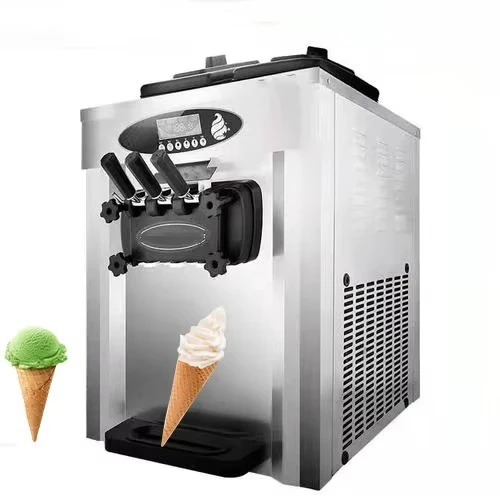 

Commercial new ice cream desktop ice cream machine Commercial ice cream machine, high productivity 220V