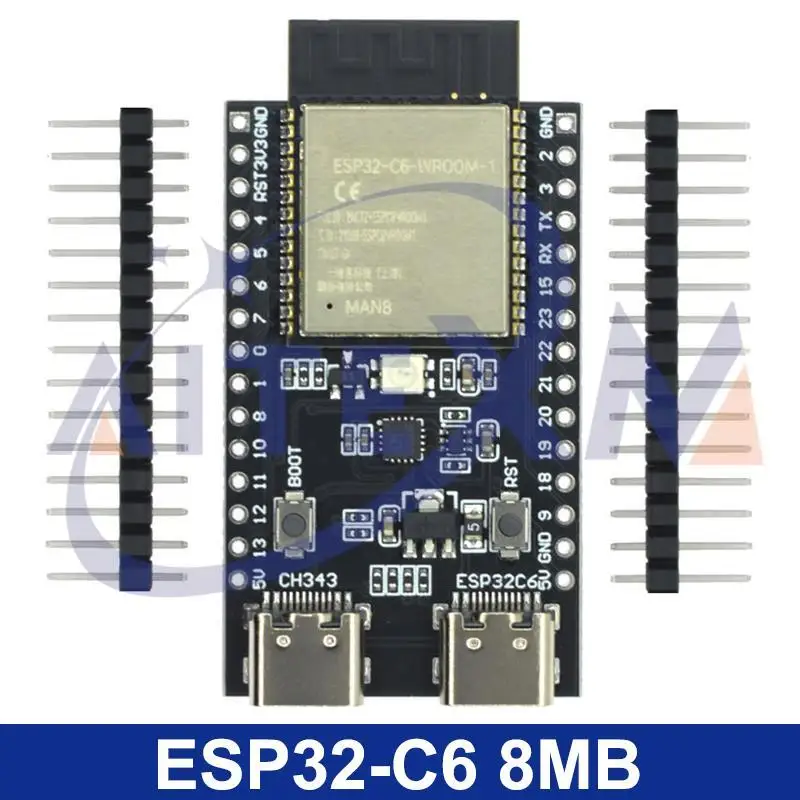 ESP32-C6 ESP32 WiFi+Bluetooth Internet Of Things ESP Development Board Core Board ESP32-C6-DevKit C N4R2 N8R2 N16R2 For Arduino