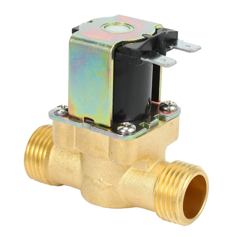 Ac 220V 1/2 Inch Solar Water Heater Solenoid Valve Normally Closed Inlet Valve For Water Flow Control