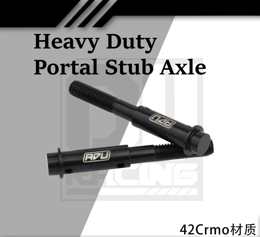 1/5 1/6 RC Crawler Upgrade Spare Part custom size Heavy Duty Portal Stub Axle 42crmo Steel For CROSSRC EMO XX Series Accessory