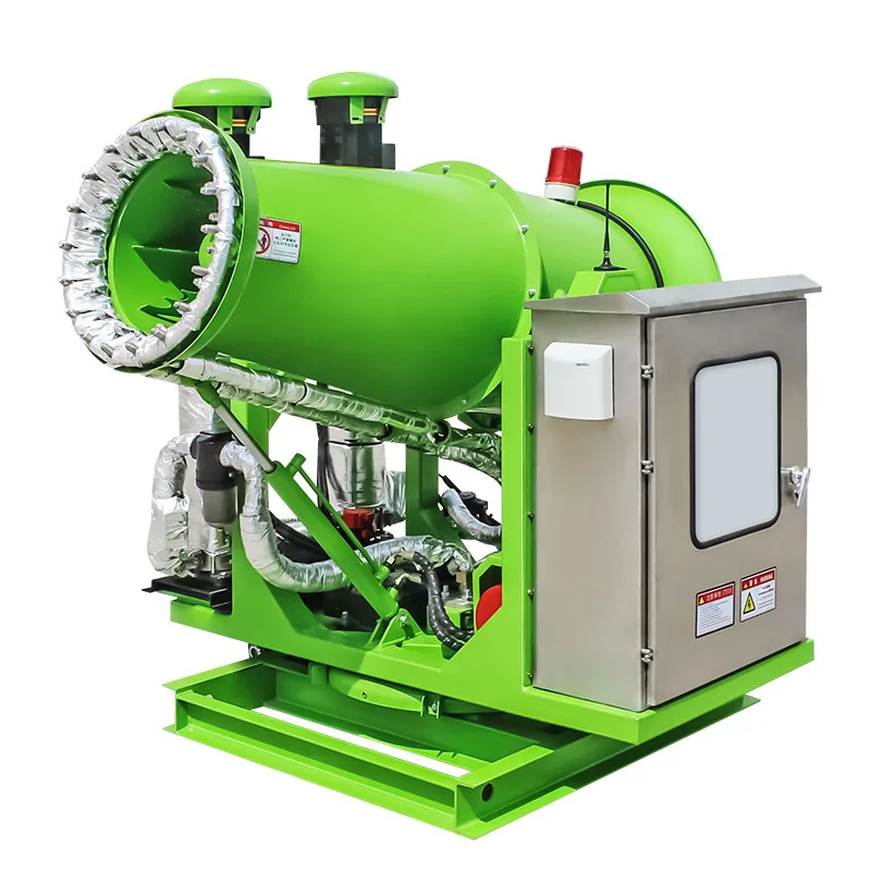 Industrial Fog Monitor Full Automatic Rotating Tower Fixed Spray Anti Freezing And Anti Blocking Fog Monitor