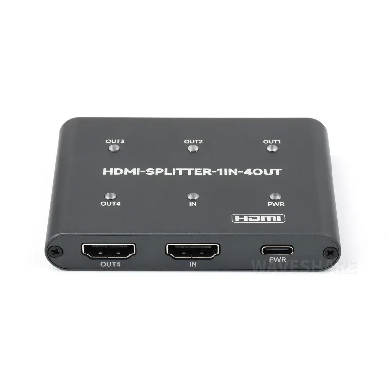 HDMI 4k Splitter, 1 In 4 Out, Share One HDMI source