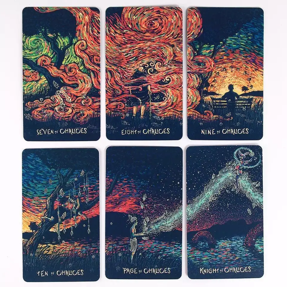 Prisma Visions Tarot Card Deck 6th Edition Full English Art Prisma Visions English Cards Tarot Tabletop Games