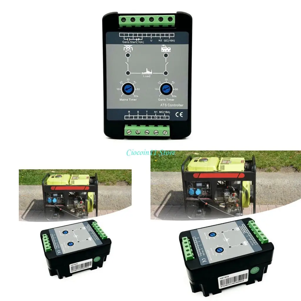 

Y1UB HAT310 Genset Switches Controller Auto Manual LED Display Generator Switches
