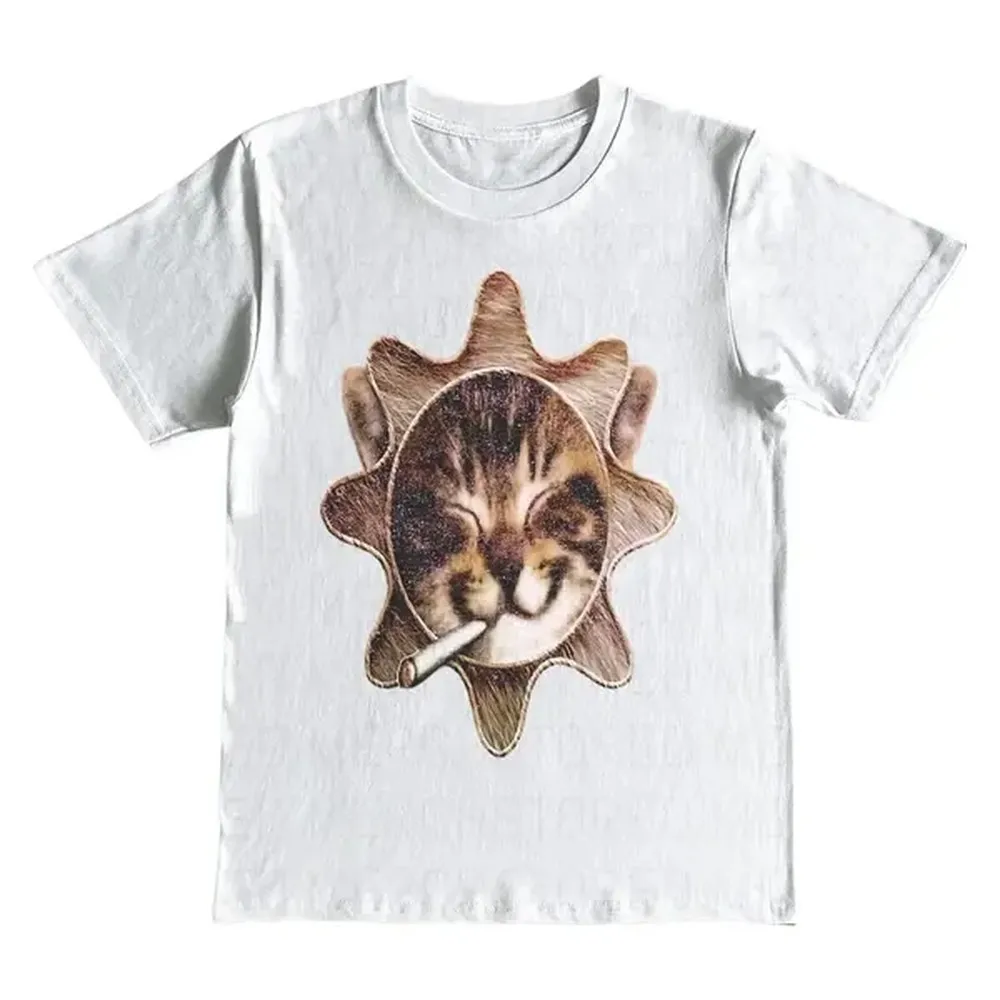 Che Rapper Glo Sun Cat Kitten Sun T-Shirt Tee Merch Praiseche Cheromani Y2K Opium Ken Carson Lucki Nettspend Osamason Xaviersobased Jaydes