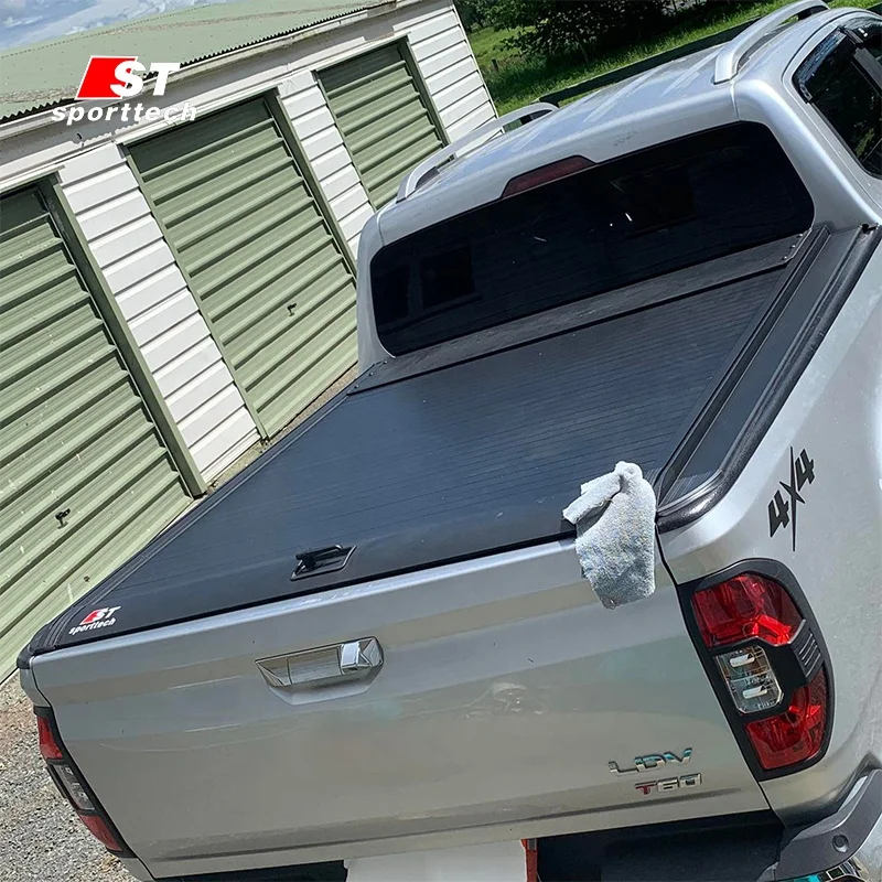 Pickup Truck Hard Bed Cover High Quality Sliding Roller Lid Tonneau Cover For MAXUS T60/T70 2021 Double Cab