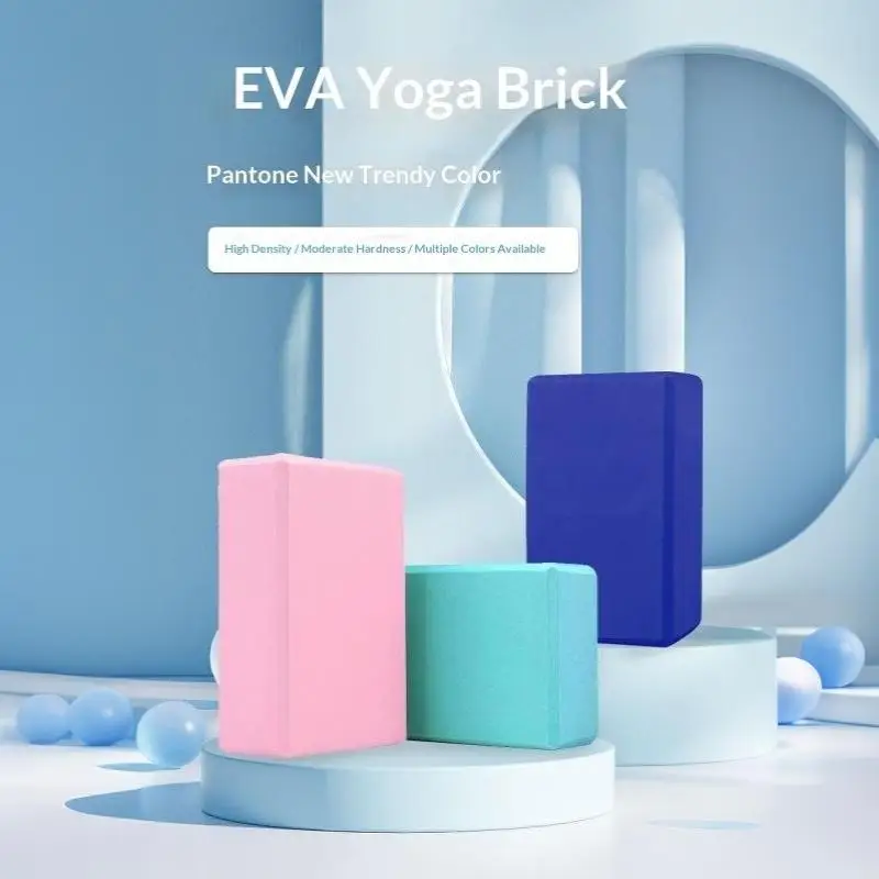 EVA Gym Blocks Foam Brick Training Exercise Fitness Tool Yoga Bolster Pillow Cushion Stretching Body Shaping Blocks