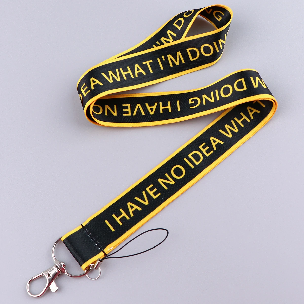 

I Have No Idea What I'm Doing at I Am Doing Phone Lanyard Neck Strap for Key ID Card Phone Straps Badge Holder DIY Hanging Rope