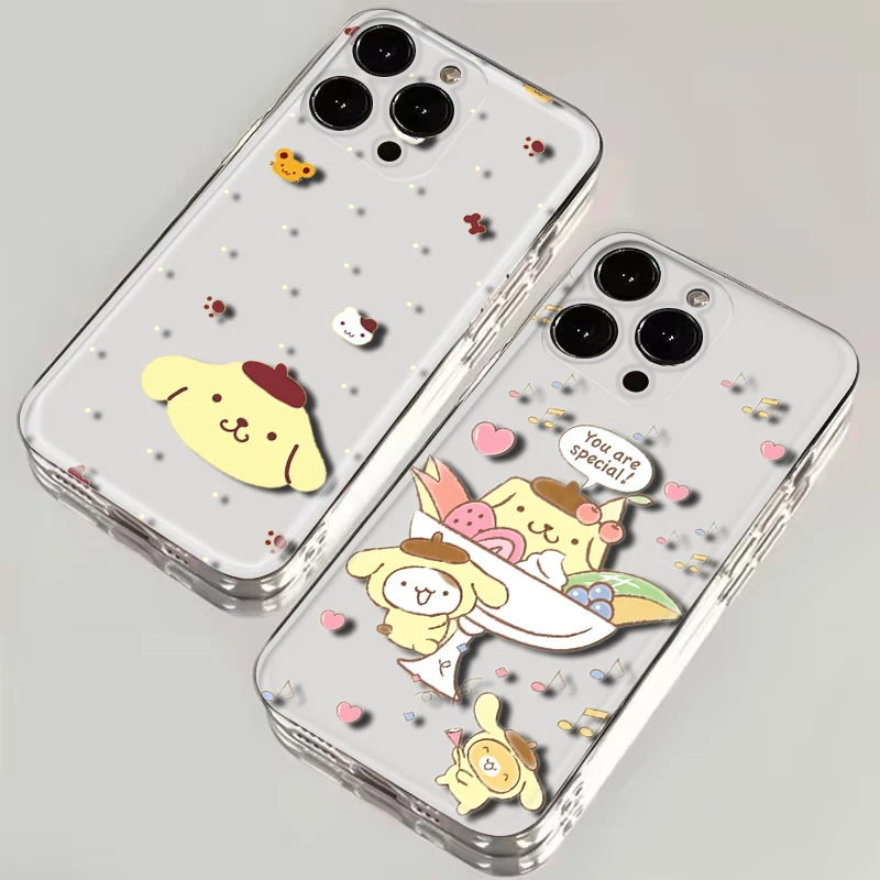 E4 Pom Pom Purin Soft Case for Moto G9 Powe One Pro E12 E22I E22 G52 G42 G32 G22 G23 Z2 Z Play P40 P30 Edge 30