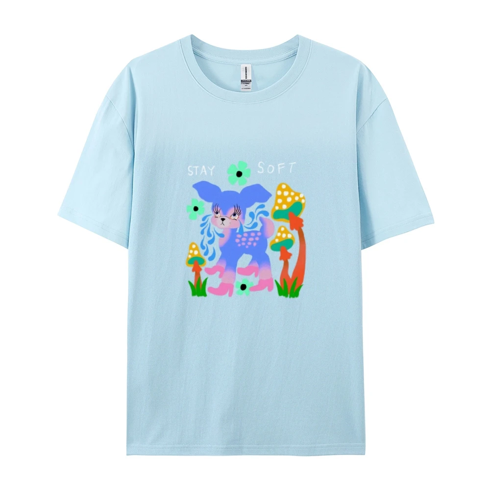 Sheep  Print,Women Short T-shirt,Short sleeve,100%cotton,Double-sided,Holiday wear,Foundation wear,Gothic,Amine Street T-shirt