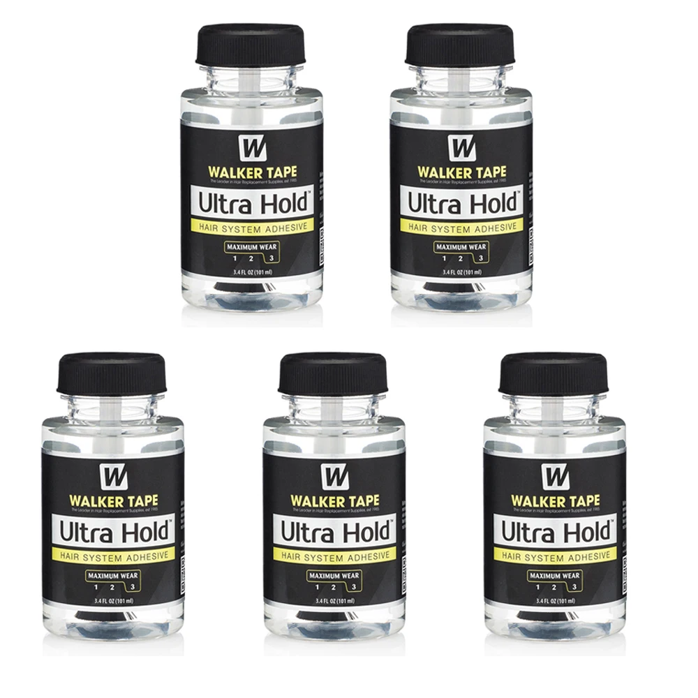 Wholesale 3/5/10Pcs Extreme Strong Hold Lace Glue 15/41/101ml Waterproof Hair Glue for Lace Wig/Toupee/Closure