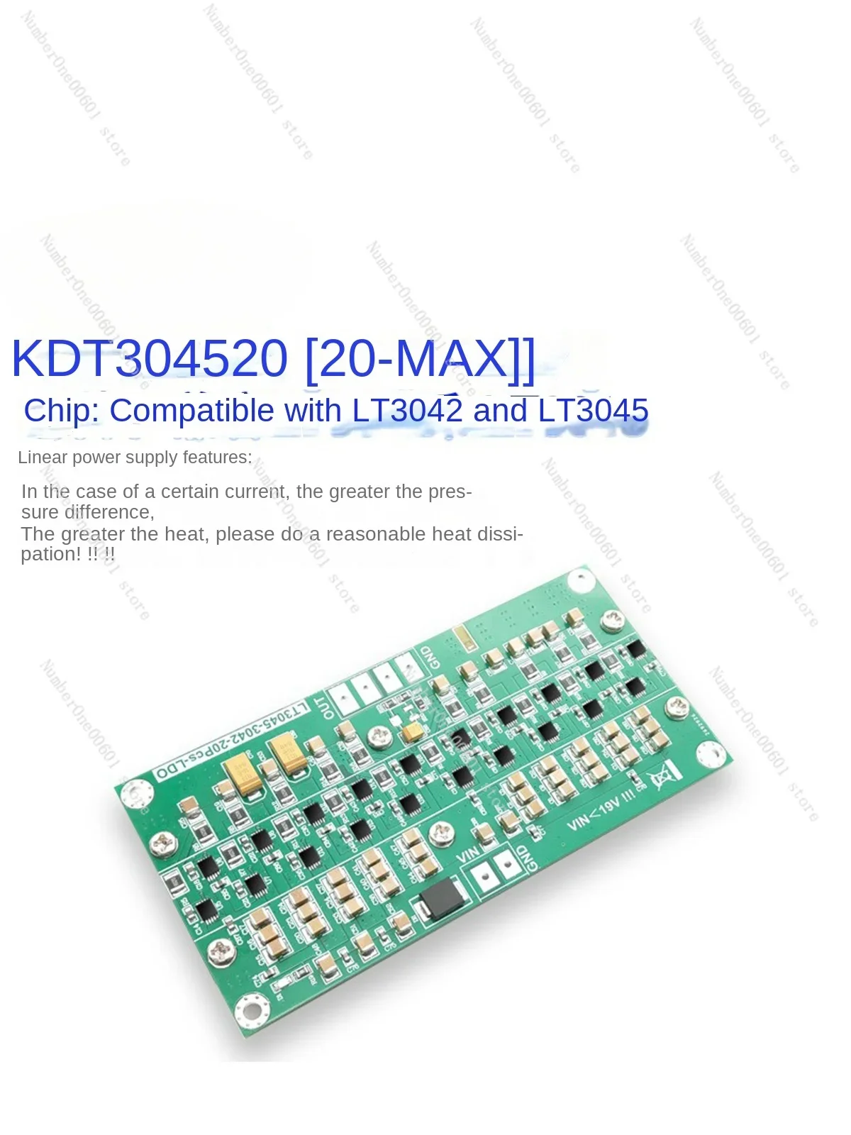 Lt3045/Lt3042 Power Module Precision Regulated Power Supply 20 Pieces Parallel Fiberglass Maximum Residual Current