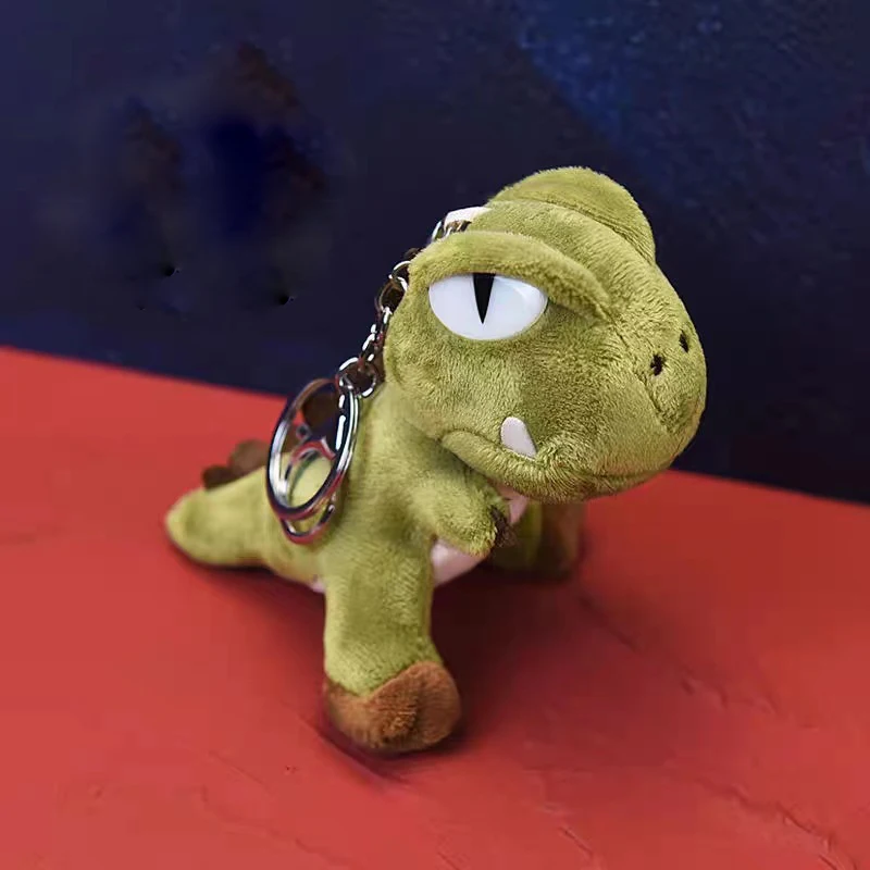 1 stücke Nette Plüsch Dinosaurier Schlüssel Kette Puppe Für Frauen Mädchen Flauschigen Tyrannosaurus Schlüsselbund Tasche Auto Rucksack Anhänger Kinder Spielzeug geschenk