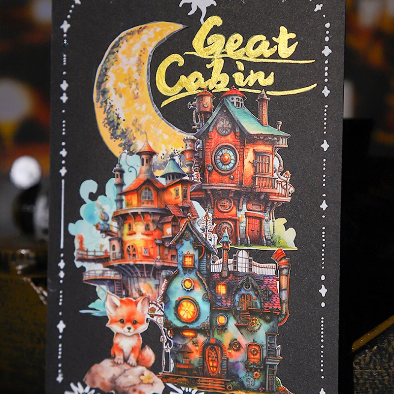 

Набор наклеек серии «Мистер Бумага для небольшого дома», 45 листов в упаковке, 6 стилей рождественских колишек, наклейки для домашних животных, украшения для дома, книги, подарки